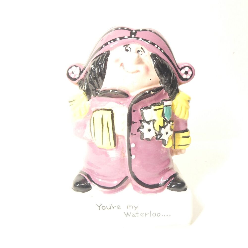You’re My Waterloo Figurine Norcrest Japan Napoleon Military Vintage Ceramic